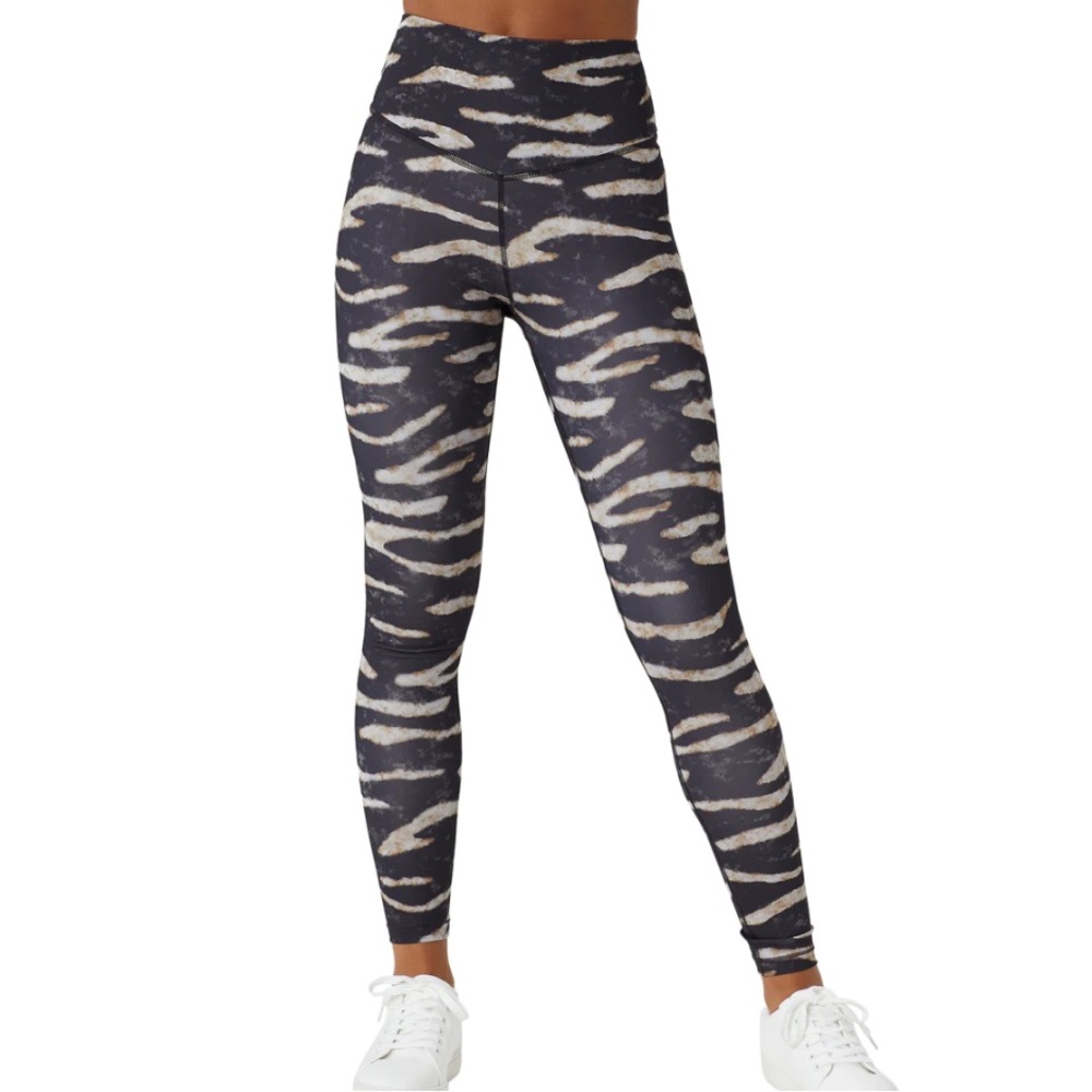 NWOT LOLE BURST ANKLE LEGGINGS:SAND DUNES BLACK